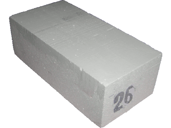 Insulating Kiln Fire Brick JM26 1400°C 230 x 114 x 76mm